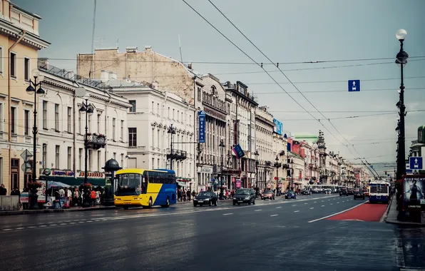 Picture street, Russia, Russia, Peter, Saint Petersburg, St. Petersburg, Nevsky Prospekt