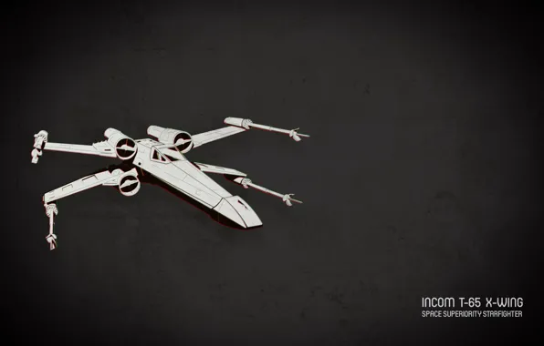 Picture star wars, t-65, x-wing, Incom