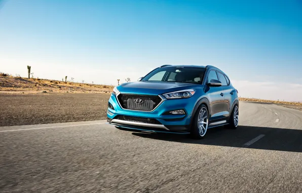 Concept, Hyundai, Front, Road, Tucson, 2017, SEMA 2017, Hyundai Tucson