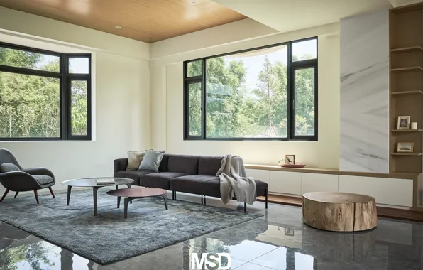 Design, style, room, interior, Taiwan, living room, Taiwan, contemporary house