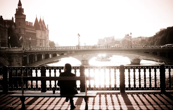 People, Paris, home, morning, paris