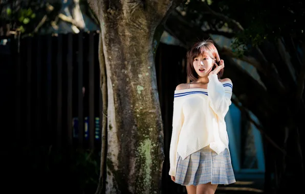 Girl, Asian, cutie