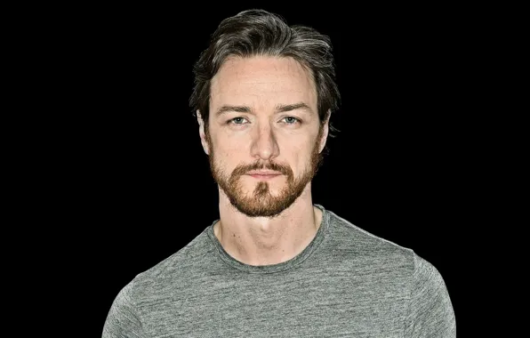 Portrait, actor, black background, James McAvoy, James McAvoy, 2015, KK Dundas