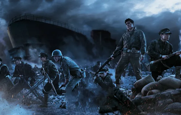 The film, war, Asia, ship, soldiers, 2019, Jangsari: ithyeojin yeongungdeul