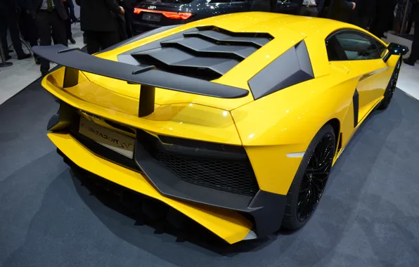 Yellow, beauty, lamborghini, auto, Aventador