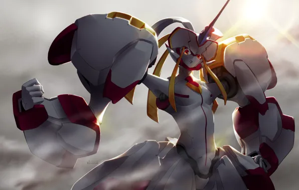Robot, fur, Darling In The Frankxx, Cute in France