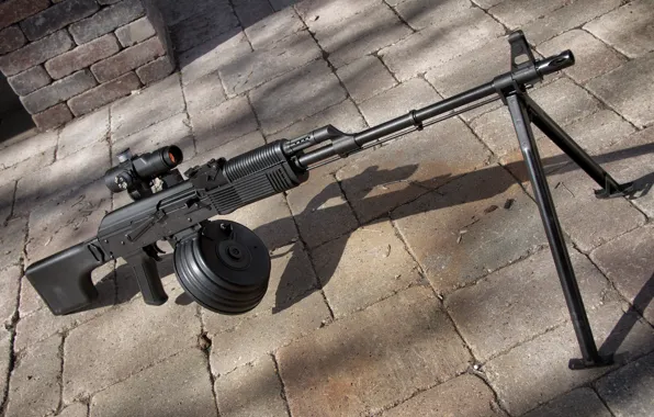 Picture machine gun, Kalashnikov, manual, RPK-74