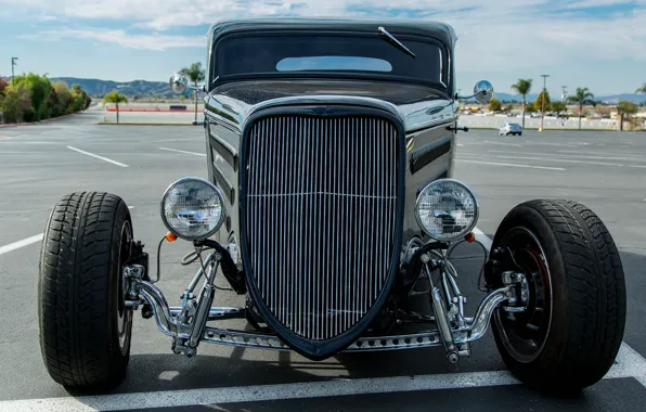 Style, retro, lights, Ford, wheel, classic, 1934
