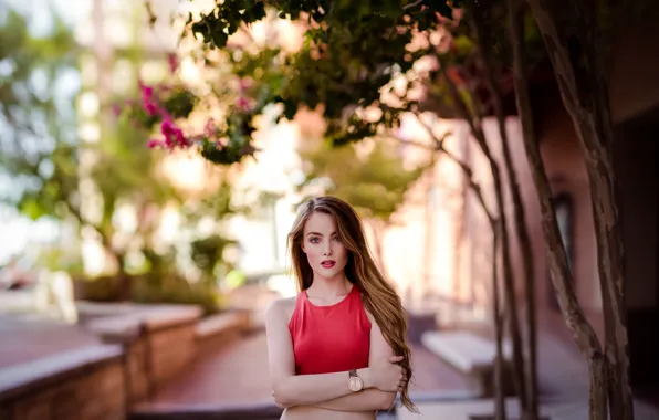 Girl, Look, Watch, Model, Girl, Hair, Model, Watch
