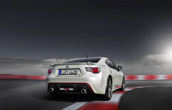 Picture Auto, White, Machine, Toyota, GT86, In Motion, GT 86, Cup Edition