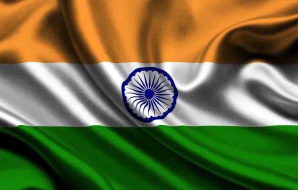 Picture India, Flag, Texture, Flag, India, Of The Republic Of India