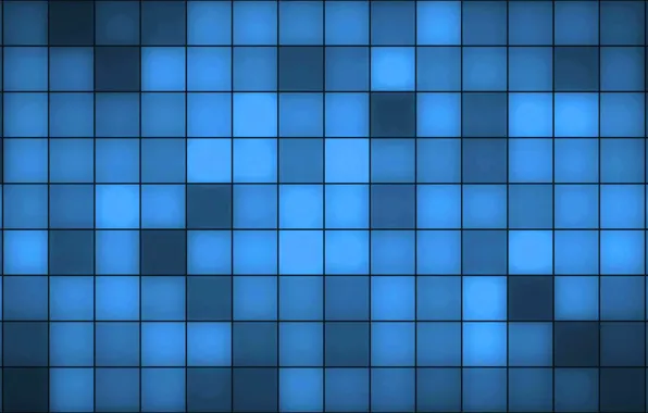 Blue, background, squares, texture, figure, blue, fon, squares
