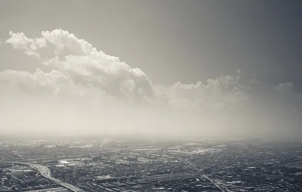 The sky, clouds, building, skyscrapers, USA, America, Chicago, Chicago