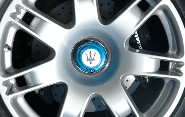 Maserati, logo, wheel, MC12, Maserati MC12