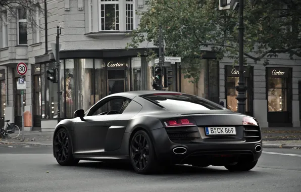Audi, V10, matte black