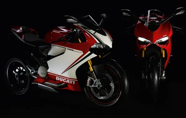Picture darkness, motorcycle, bike, twilight, Ducati, bike, Ducati, 1199