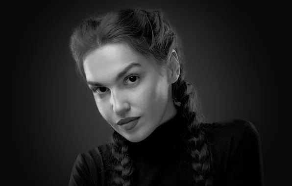 Eyes, look, girl, portrait, Alina, Evgeny Degtev