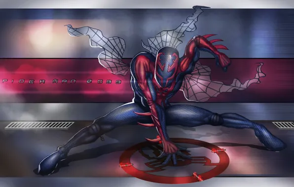 Costume, Marvel Comics, Spider-Man, Spider-Man 2099, Miguel O'Hara