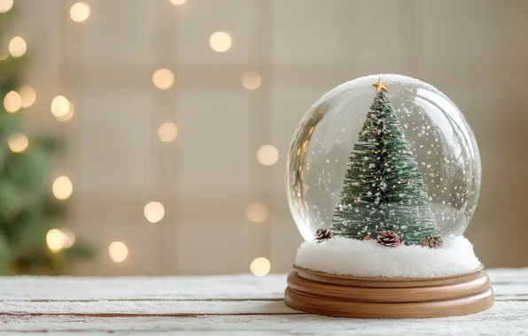 Snow, transparent, toy, Board, ball, ball, Christmas, New year