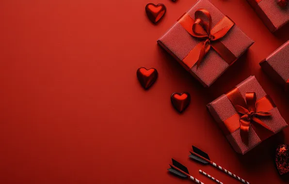 Love, holiday, heart, heart, hearts, heart, Valentine's Day, AI art