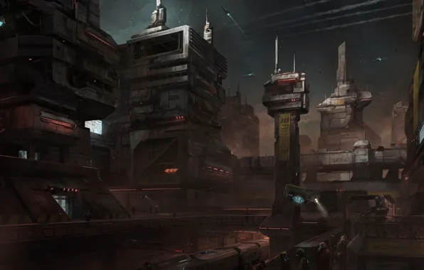 The city, future, Star Citizen