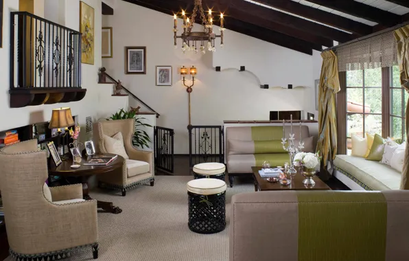Design, interior, San Diego, living room, hall, San Diego, spanish style, Spanish Revival