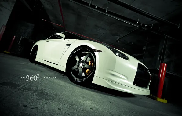 Picture white, nissan, 360, gt-r