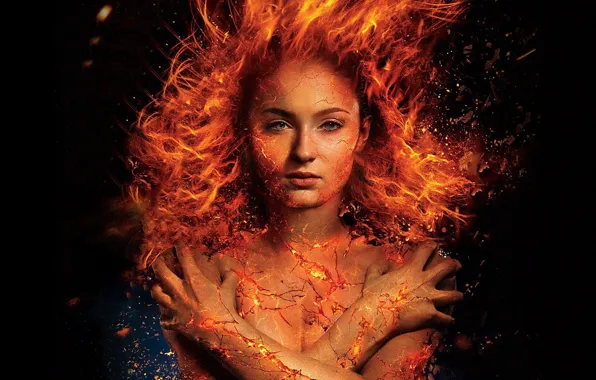 Fire, Face, Body, Hair, lips, Eyes, Movie, Nose