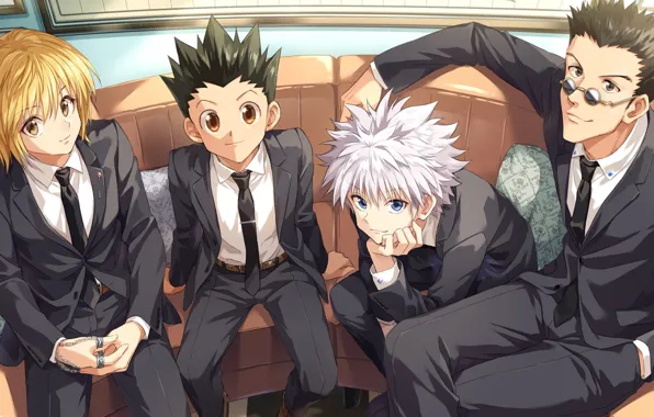 Art, guys, friends, Hunter x Hunter, Hunter x hunter