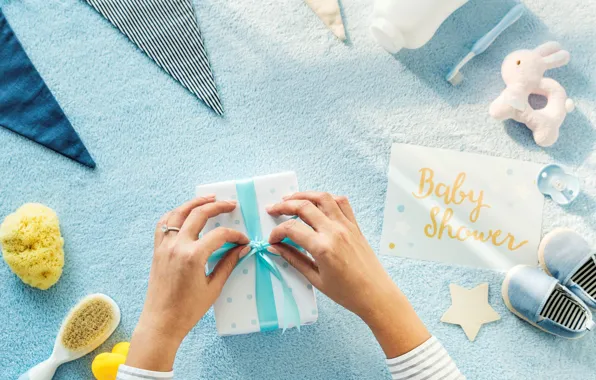 Carpet, star, hand, bow, box