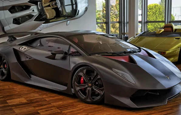Lamborghini, supercar, carbon, Sesto Elemento, Sant'agata Bolognese, Museum Lamborghini