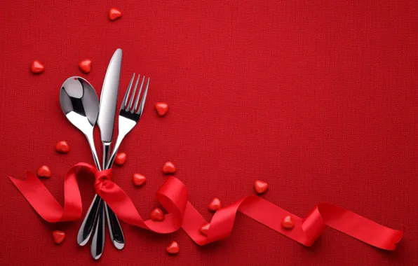 Picture red, love, heart, background, romantic, valentine's day