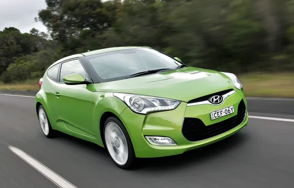 Picture speed, Hyundai, the front, Veloster