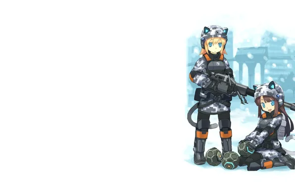 Weapons, girls, Battlefield