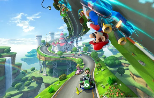 Game, mario, 2013, Gaming, Mario Kart 8