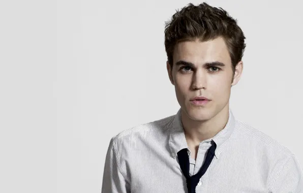 Look, face, male, shirt, Paul Wesley, Paul Wesley, Vampire Diaries