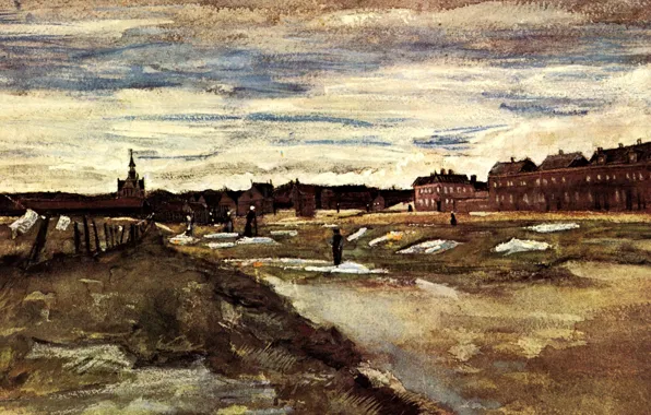 Picture Vincent van Gogh, Watercolors, Bleaching Ground