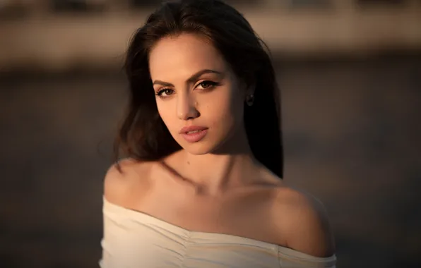 Picture look, girl, light, sexy, model, makeup, lips, Zemfira Ismailova