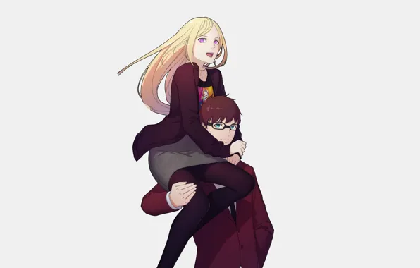 Girl, guy, two, goddess, A Homeless God, Noragami