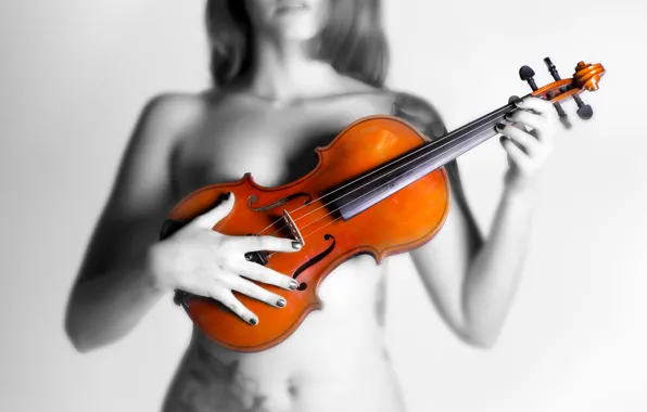Girl, violin, What Violin
