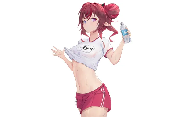 Kawaii, girl, sexy, wet, boobs, anime, babe, cute
