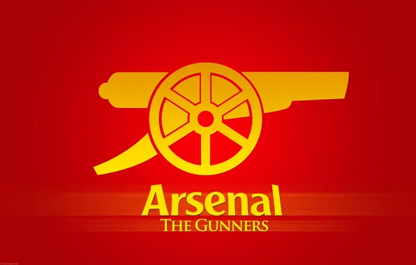 The inscription, logo, emblem, gun, Arsenal, Arsenal, Football Club, the gunners