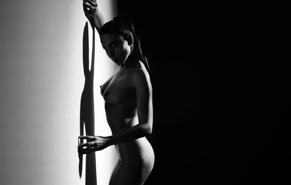 Chest, look, girl, light, pose, model, naked, body