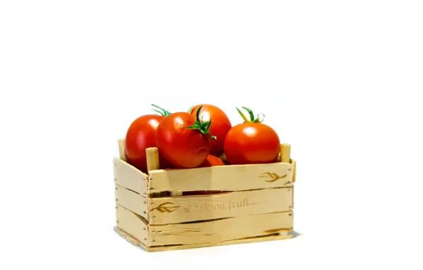 Box, tomatoes, tomatoes