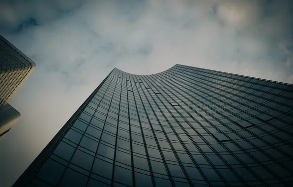 The sky, the city, the building, Windows