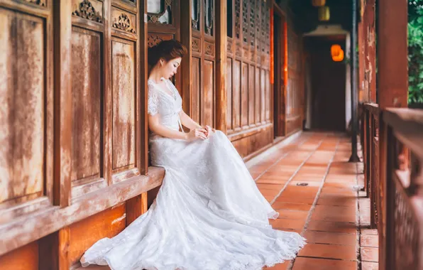 Picture face, dress, girl, sadness