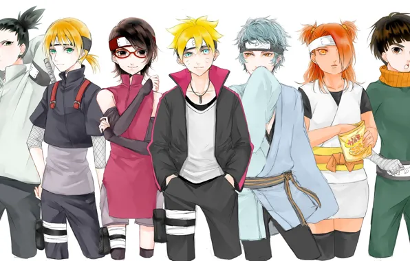 Picture Naruto, ninja, shinobi, hitaiate, ninjaken, genin, kunoichi, Konoha