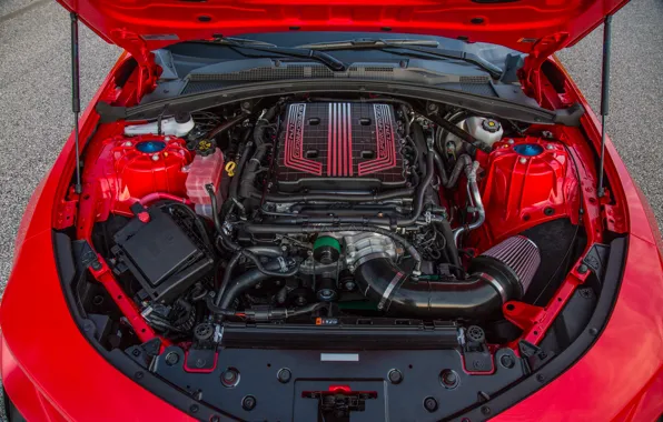 Engine, Chevrolet, Camaro, Hennessey, ZL1, 2017, HPE850