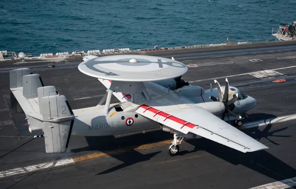 Landing, AWACS, The carrier, French Navy, E-2D Hawkeye, USS Harry S. Truman (CVN-75), Marine Nationale
