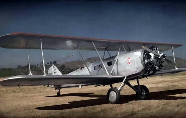 Picture style, background, the plane, Boeing 40C